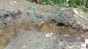 СТРОЮ  ЗЕМЛЯНКУ В ЛЕСУ. ЗЕМЛЯНЫЕ  РАБОТЫ ПОЧТИ ЗАВЕРШЕНЫ!  ЗАПЕКАЮ КУРИЦУ НА УГЛЯХ У РЕКИ.