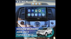 TOPWAY TS18: Nissan Murano 2008+. Обзор установки магнитолы