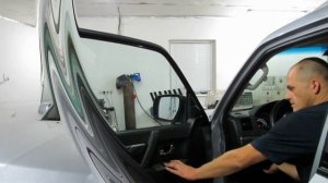 Автоматическая тонировка на Mitsubishi Pajero 4