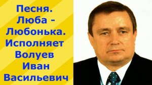 400.В.Ю. Песня. Люба -  Любонька. Исполняет Волуев И.В.