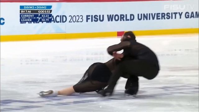 Gaukhar NAURYZOVA/ Boisangur DATIYEV KAZ FD 2023 Winter World University Games смотреть онлайн