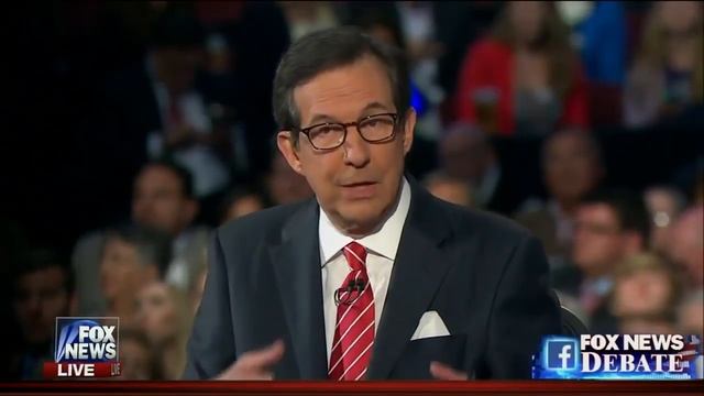 Donald Trump (2015-08-06) Cleveland, Ohio. Republican Presidential Debates