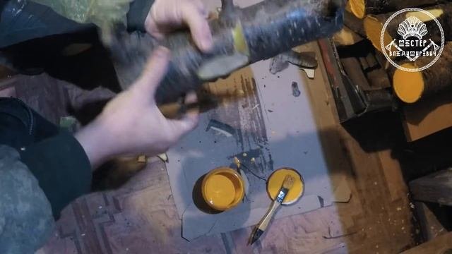 Заготовка материала для новых деревянных ложек