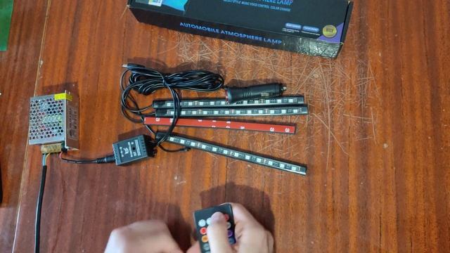 LED ленты подсветка салона с пультом RGB смотреть онлайн