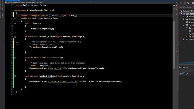 شرح C# ThreadPool смотреть онлайн