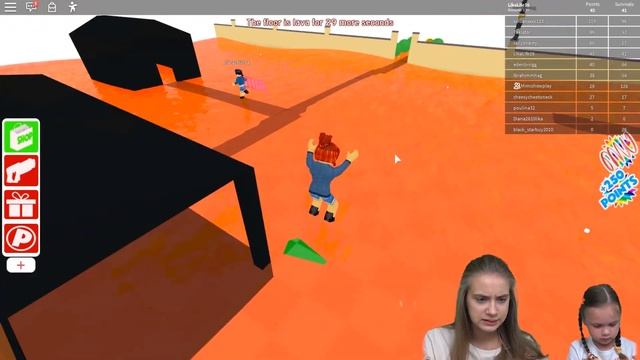 ПОЛ - ЭТО ЛАВА В РОБЛОКС! FLOOR IS LAVA ROBLOX смотреть онлайн