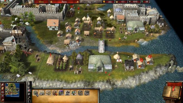 Udwin, Bulle vs Hammer, Falke vs William, Seren, Königin, Grey - Teil 2 | Stronghold 2 Steam Editio смотреть онлайн