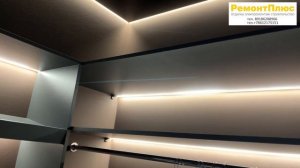 Гардеробная с раздвижным механизмом типа купе