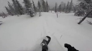 ЙЕТИ FREERIDE ШЕРЕГЕШ на легендарной BURTON CUSTOM X