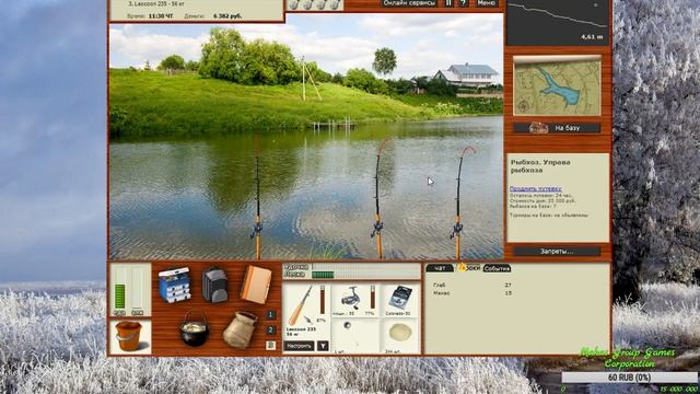 Русская Рыбалка 3 Посидим По дёргаем #10 Рыбхоз смотреть онлайн