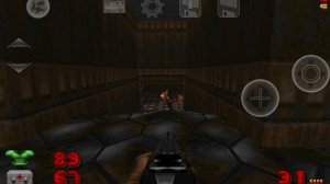 Игра первый Дум DOOM 1 - прохождение на планшете Андроид - секретная карта E1M9 - Эпизод 1 уровень 9