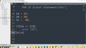 PHP If Elseif Statement Tutorial in Hindi