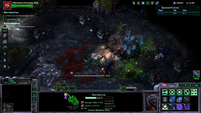 StarCraft II - Planetary Fortress Defense game смотреть онлайн