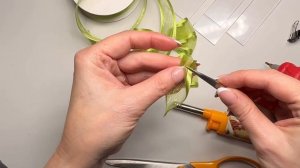 Бантик с помощью шаблона