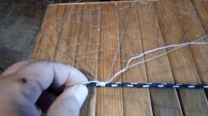 Сеть режевая, ряжевая, полужёсткая посадка. Trammel net.