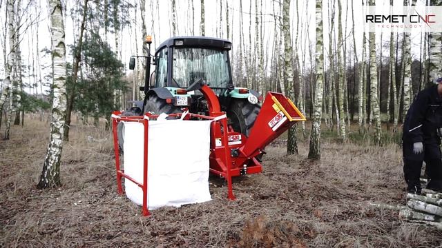 Измельчитель веток и древесины Remet RT-630 на ВОМ