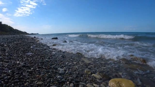 Лазаревское клип #НА_БЕРЕГУ_МОРЯ - шум моря - отдых на море 2022 - Сочи, Лазаревское смотреть онлайн