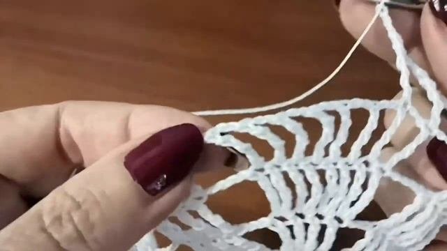 Салфетка ажурная 2Часть. Салфетка для начинающих.