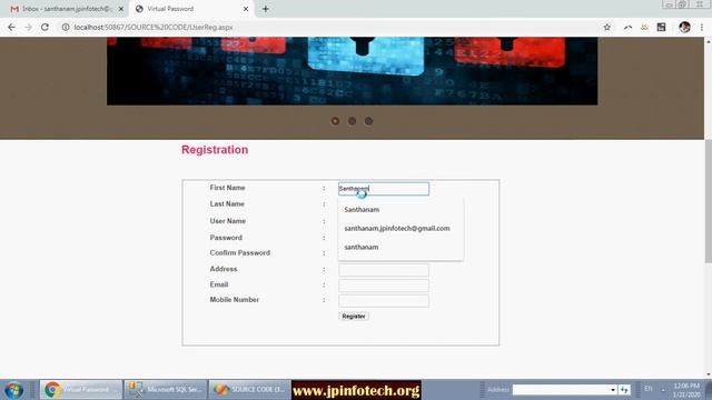 Virtual Password System for Protecting Users From Password Theft | Asp.net, C#.net Project