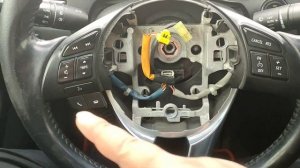 Как снять руль Мазда 6 #мазда6#mazda6