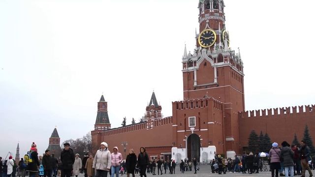 Спасская башня в Кремле Москва смотреть онлайн