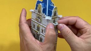 DIY Craft Instruction 3D Puzzle Cubicfun TOWER BRIDGE