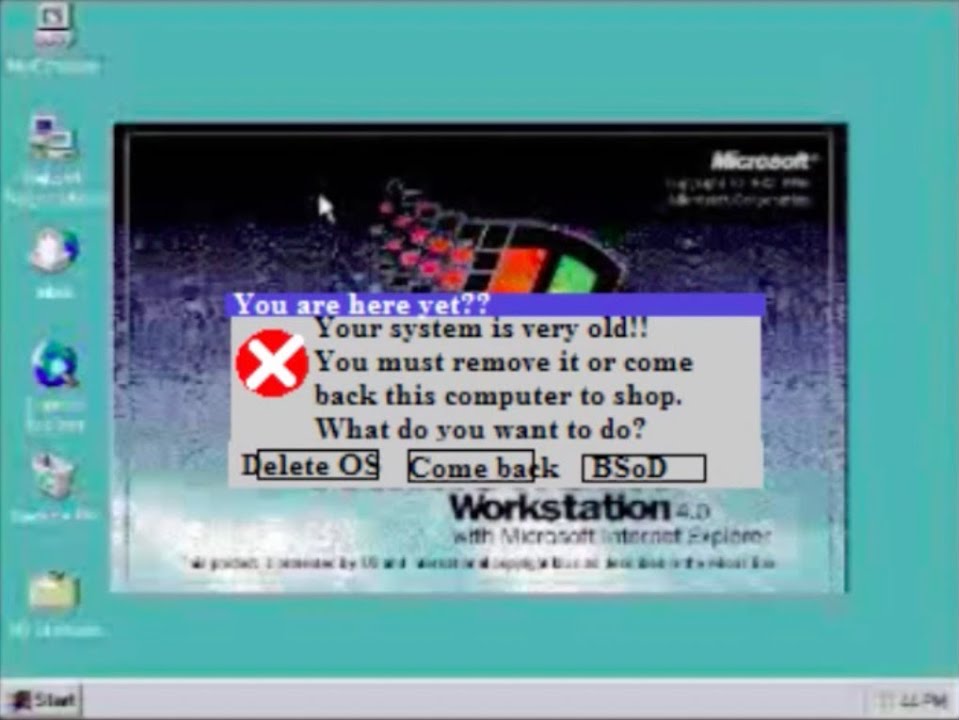 Пародия на Windows NT Workstation 4.0