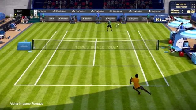 Tennis World Tour (2018) | Геймплей с PS4 смотреть онлайн