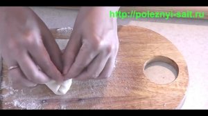 Как лепить манты косичкой