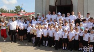 В Юровке ряды юных казаков пополнили 37 первоклассников