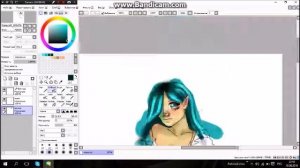 Рисуем милую яркую девушку в стиле аниме и манги в Paint Tool Sai