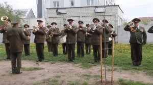 Этот День Победы... Военный оркестр поздравляет ветеранов / Осиповичи