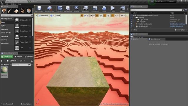 DPTV UE4 Minecraft Style Tutorial 1 (Grass/Dirt Block Material) смотреть онлайн