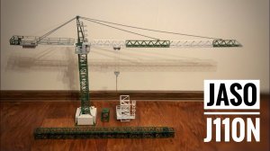 НОВИНКА! Модель башенного крана Jaso j110n. Tower crane model