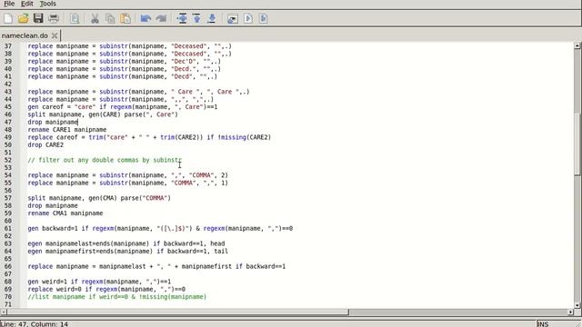 Extracting first and last names in Stata (2/6) смотреть онлайн