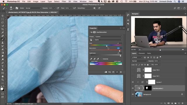 Magically REMOVE SWEAT SPOTS in Photoshop! смотреть онлайн
