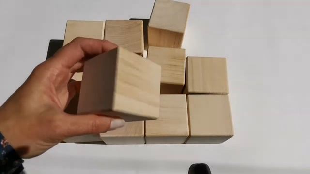 Кубики деревянные из массива липы, 5.5*5.5 см смотреть онлайн