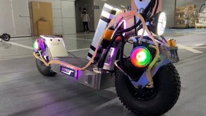 World fastest electric scooter WEPED Dark Knight Introduced the world's first liquid cooling system