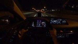 2022 Genesis G80 sport 3.5 T-GDi POV night drive