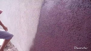 Покраска декоративной штукатурки, быстро и качественно !