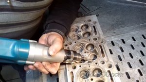 Правильная подготовка ГБЦ к заварке сварке аргон TIG нюансы инструмент correct cylinder head weldin