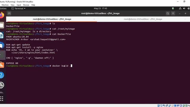 docker lifecycle | dockerFile | docker build смотреть онлайн