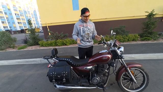 ZONGSHEN CRUISER BIKE 125 / полицейский зонтик смотреть онлайн