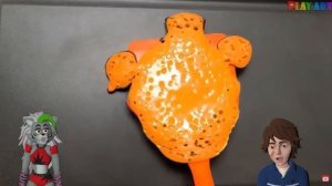 CRAZIEST FNAF Pancake ART EVER?! REACT with Roxanne Wolf and Gregory