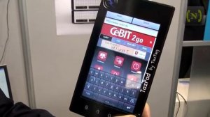 CeBIT 2011: TazTaq Tab with integrated NFC