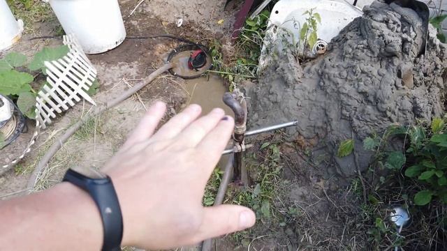 АБИССИНСКАЯ СКВАЖИНА НА ВТОРОЙ ВОДОНОС ДЛЯ ПОЛИВА.ГИДРОБУРЕНИЕ.УСТАНОВКА НАСОСА Redverg 800вт.