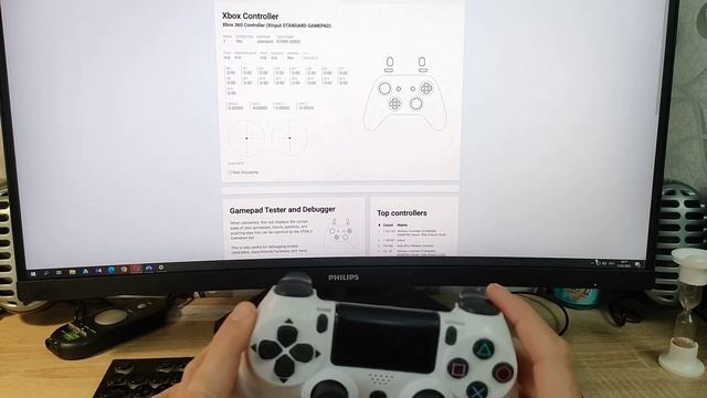 Геймпад PS4 Dualshock 4, самая лучшая реплика, подключение к ПК, настройка