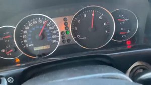 Разгон Toyota Land Cruiser 100 4,7L 2004 год, Американец , рестайлинг , АКПП 5 ст (acceleration)