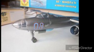 Обзор собранной модели Ил-28. Моделист. 1/72.