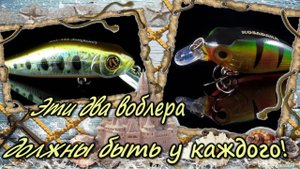 Два самых уловистых воблера. Универсальный воблер на щуку и судака, и воблер который ловит всю рыбу